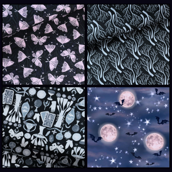 Stoff Bundle: 4er Pack Zuschnitte #1