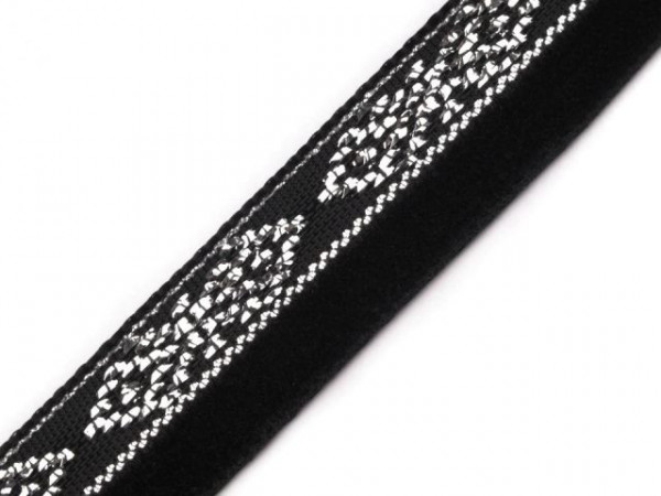 Samtband mit Lurex