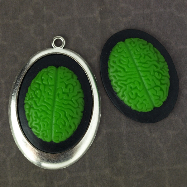 Kamee Brains zombie horrorpunk diy material 30*40