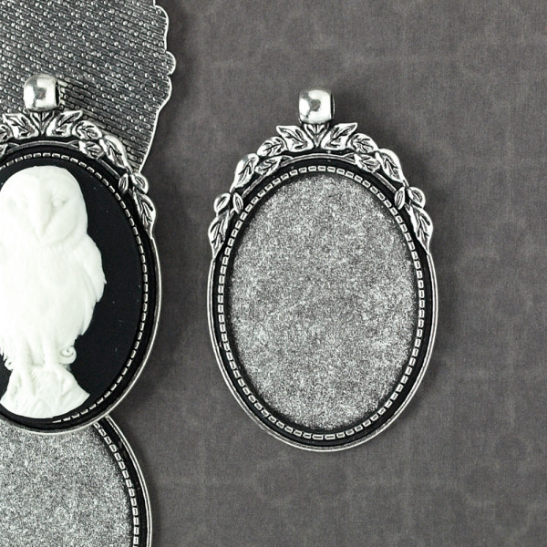 Fassung, basis, metall, kamee, günstig, schmuck, diy, material, kaufen, selber machen