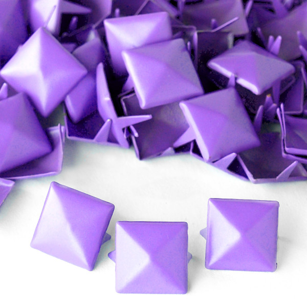 Nieten Pyramidennieten Lila Violett 12mm Mengenrabatt 50 100 Splint