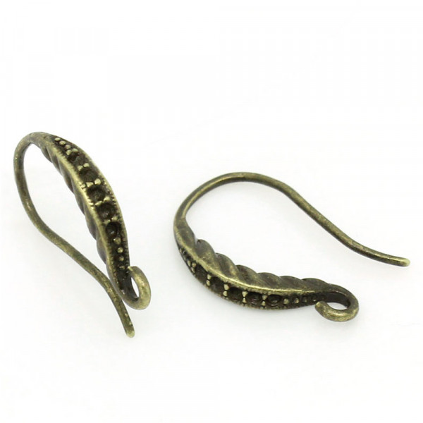 altmessing Ohrhaken Rohlinge 10er 20 100 Material Schmuck