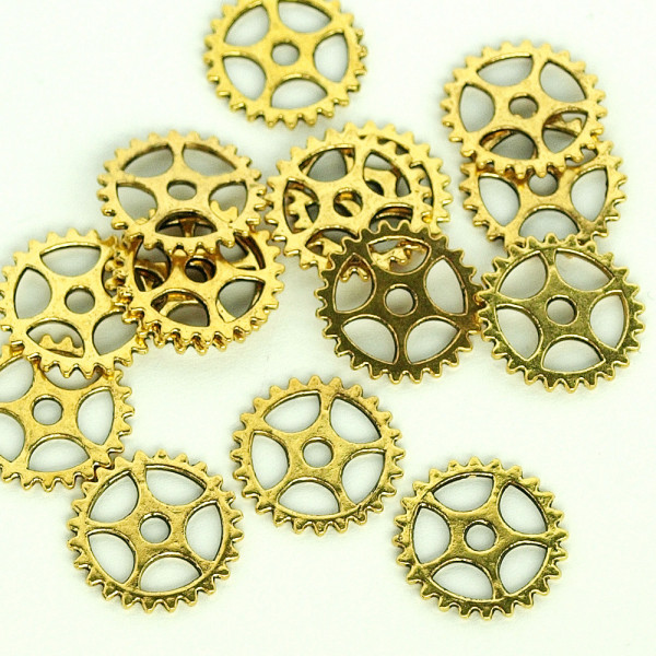Mini kleine zahnräder gold kaufen tüte