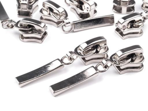 5mm Zipper Reißverschlüsse silberfarben
