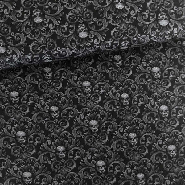 X Webware New Skull Damask