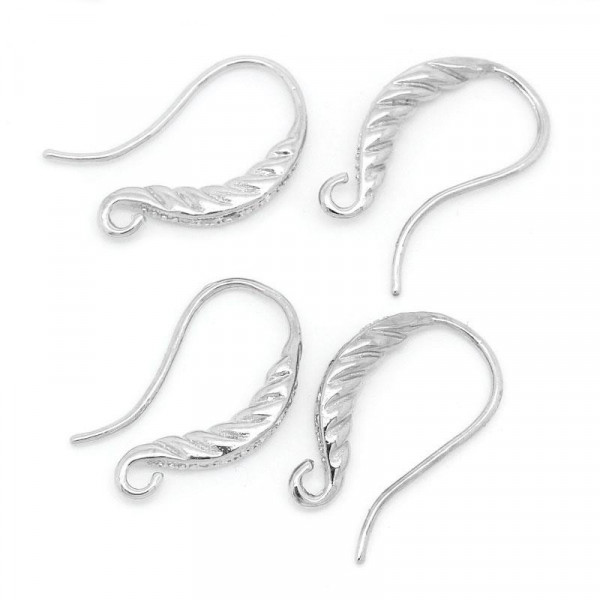 silber Ohrhaken Rohlinge 10er 20 100 Material Schmuck strass rhinestone 1,5mm ss4