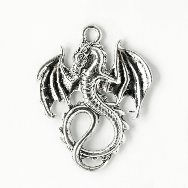 anhänger, drache, silber, fantasy, gothic, schmuck, kaufen