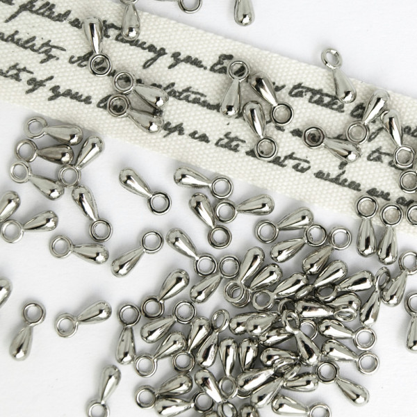 Anhänger Mini tropfen klein perlen silber kaufen