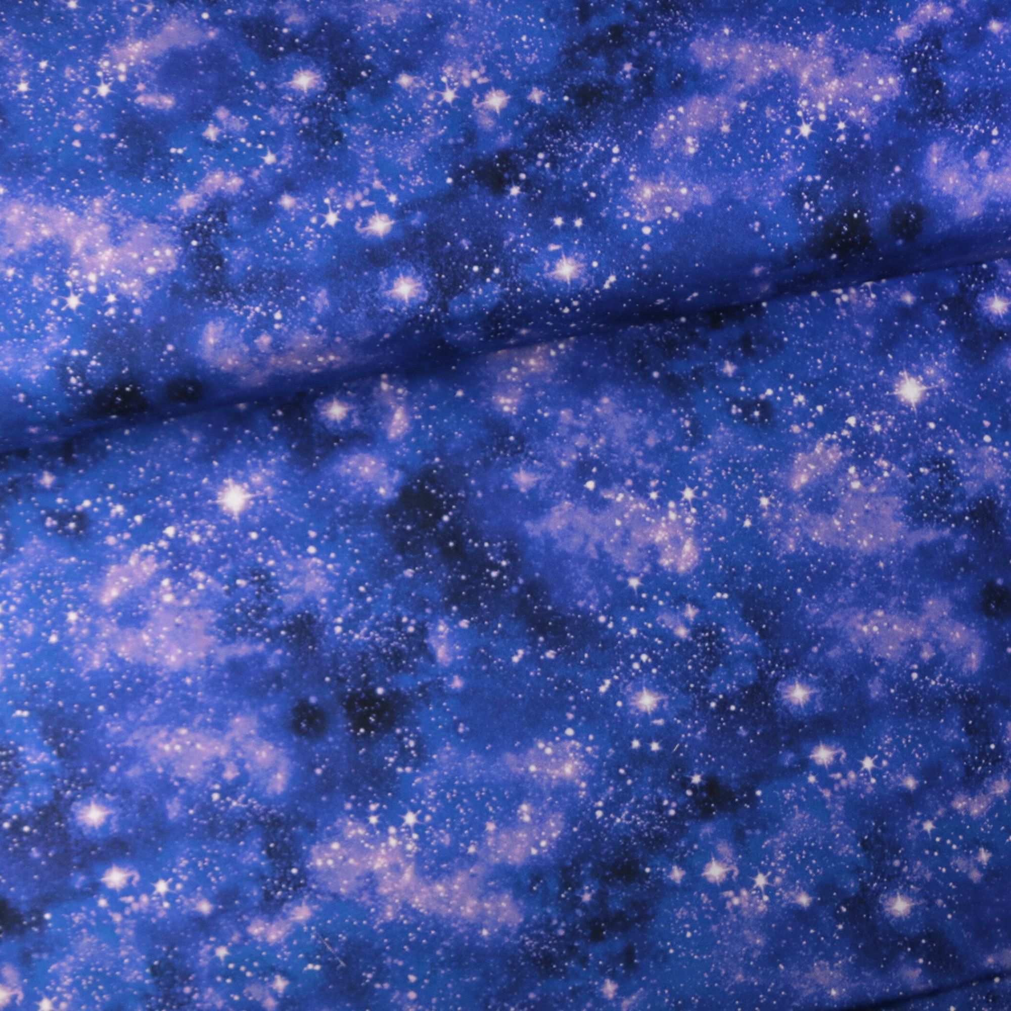 Webware Lila Galaxy Baumwollstoff Webware Patchwork Stoffe