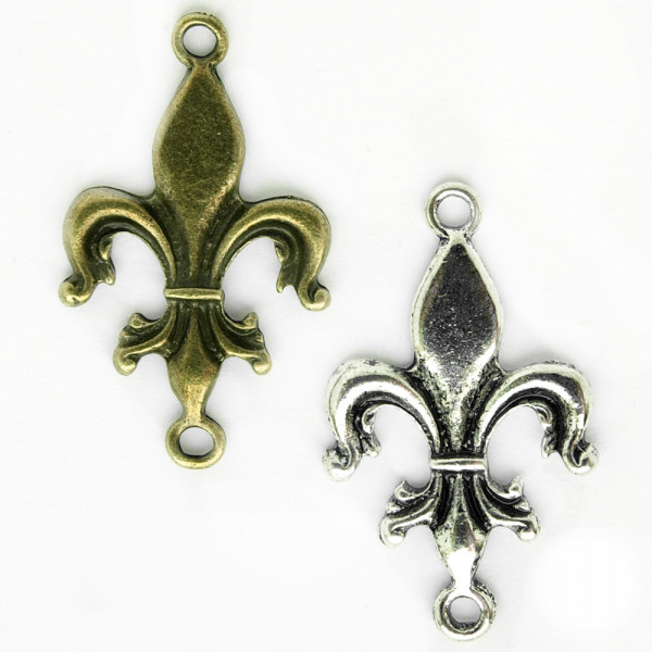Fleur de Lis Schmuck Verbinder Basteln diy kaufen