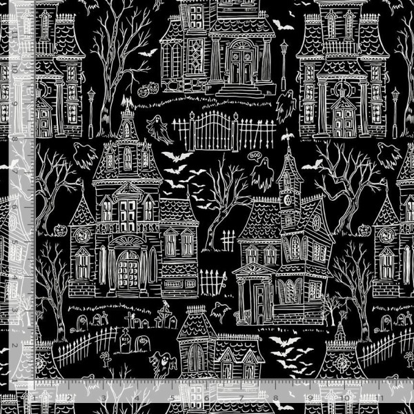 VORBESTELLUNG Webware Haunted House Toile