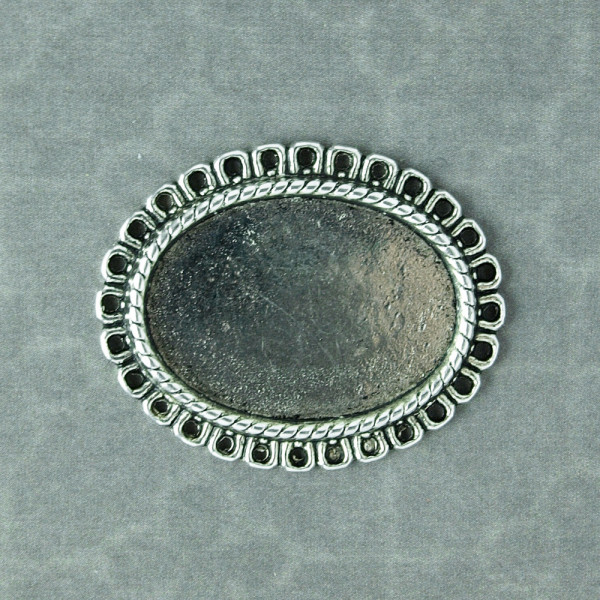 Quer Fassung cabochon kamee
