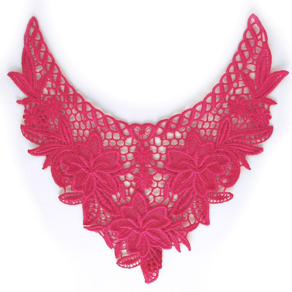 Kragen Applikation Pink