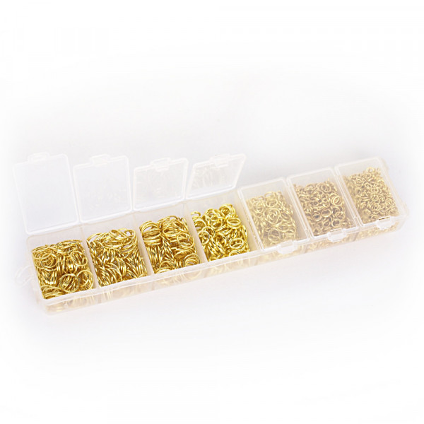 Schmuck Biegeringe basteln box sortierbox material plastik