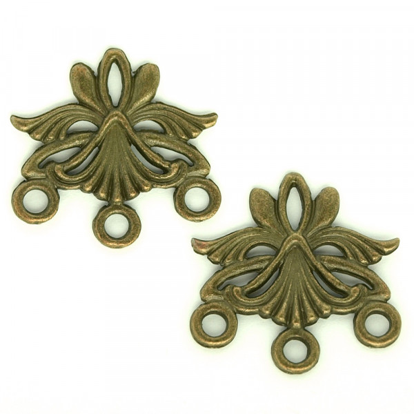 schmuck verbinder art nouveau floral kaufen günstig basteln selber machen