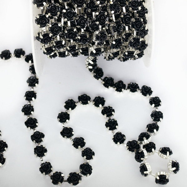 Borte rosen schwarz kaufen kunststoff harz resin metall