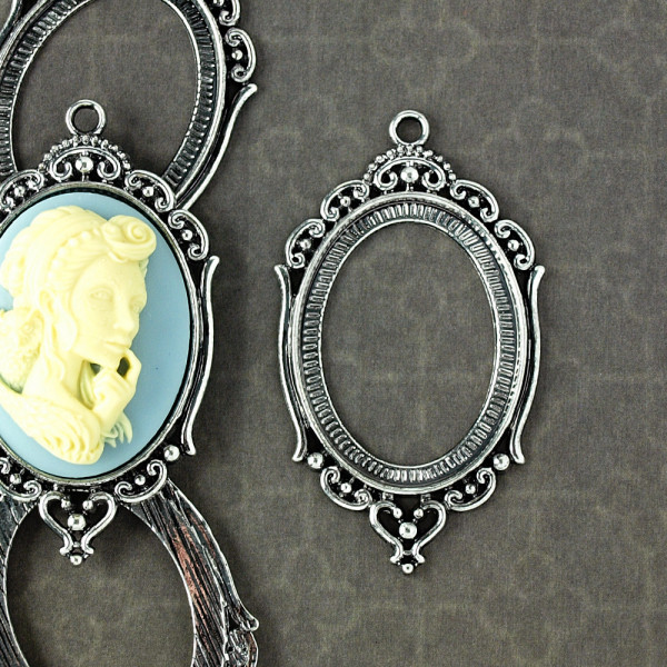 Fassung, basis, metall, kamee, günstig, schmuck, diy, material, kaufen, selber machen