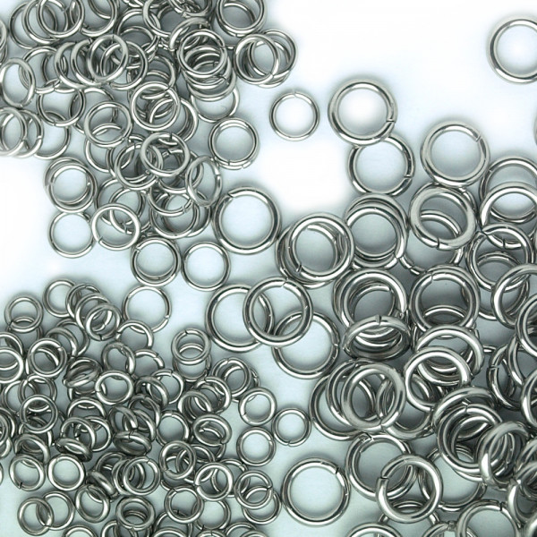 Biegering Edelstahl Metall 5mm schmuckmaterial kaufen günstig mit mengenrabatt