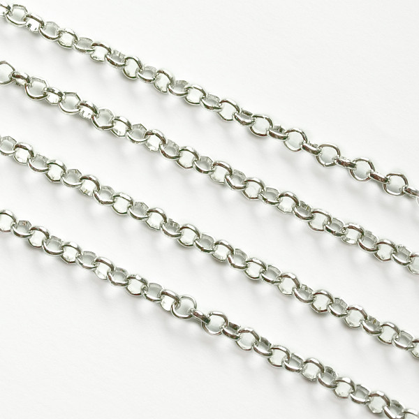 Kette Silber 3mm Jasseron Schmuck Meter