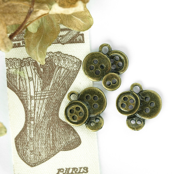 Knöpfe Anhänger Charms Nähen Schneider Schmuck