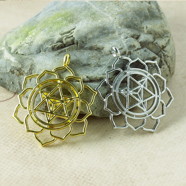 Merkaba Amulett 31mm Statement Anhänger