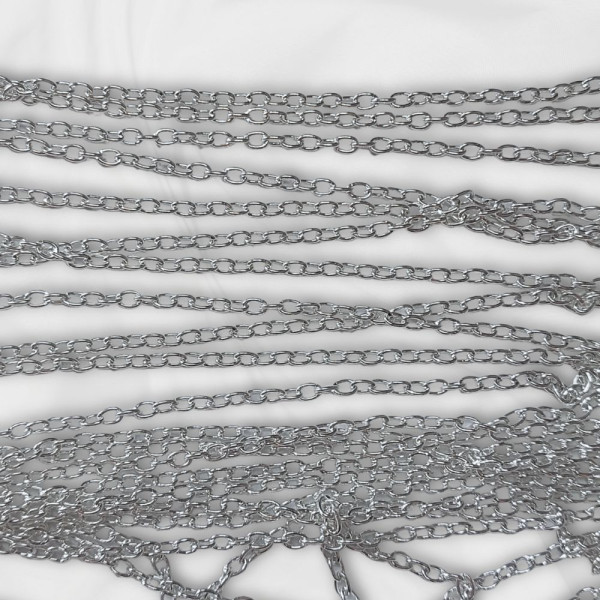 10m Kette Metall 3x4mm