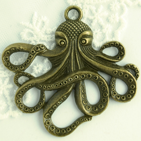 Anhänger Octopus Steampunk Schmuck kaufen günstig