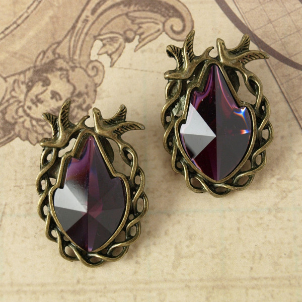Juwelen IV Altmessing / Violett