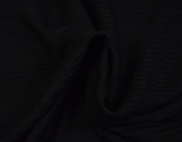 Feinstrick schwarz Stoff meterware cardigan