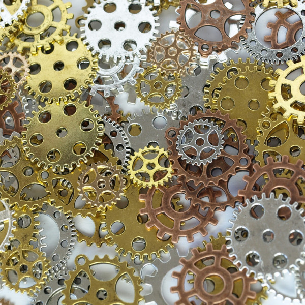 Zahnrad mischung konvolut paket mix kaufen steampunk material