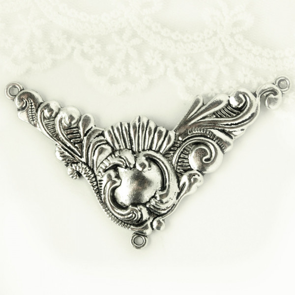 Schmuckornament, Ornament, Vintage, Kette, Mengenrabatt, einzeln, gothic, barock, viktorianisch, schoker, kette, großhandel, diy, selber machen, nickelfrei