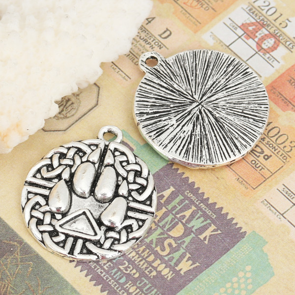 Anhänger Pfote 31mm