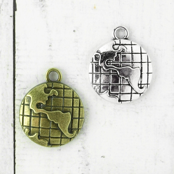 Anhänger Globus 20mm