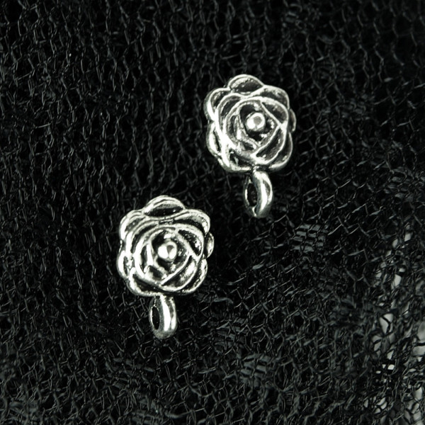 schmuck material rosen ohrstecker