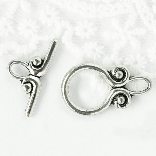 schmuck, schmuckverschluss, selber machen, zuibehör, kaufen, schmuck, altmessing, china, knebelverschluss, silber, gothic