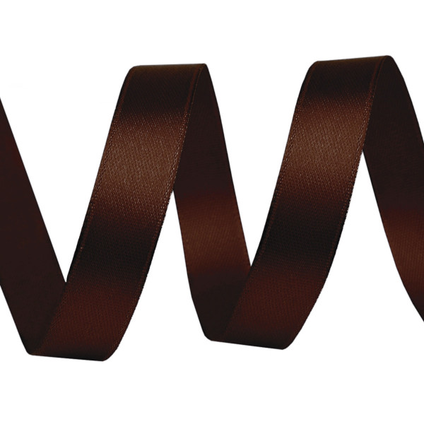 Satinband braun kaufen 9mm einzeln Meter