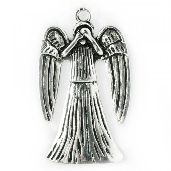 anhänger, schmuck, kette, silber, material, kaufen, weeping, who, engel