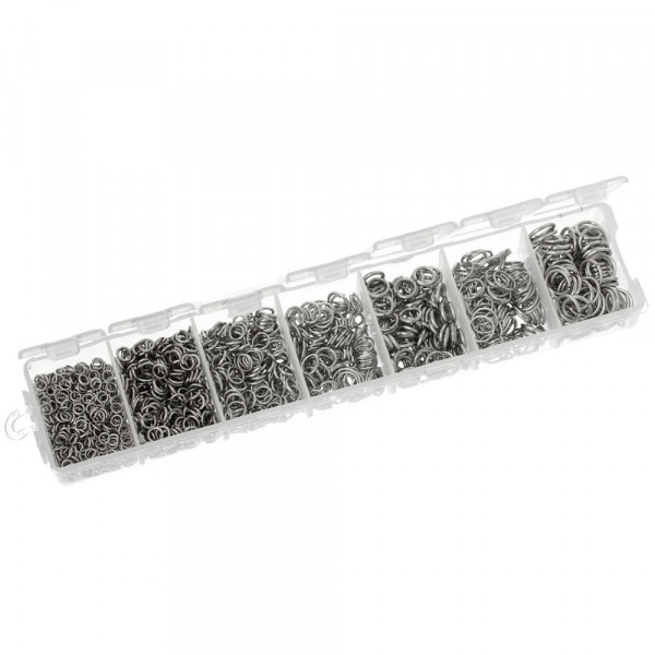 Schmuck Biegeringe basteln box sortierbox material plastik stainless steel