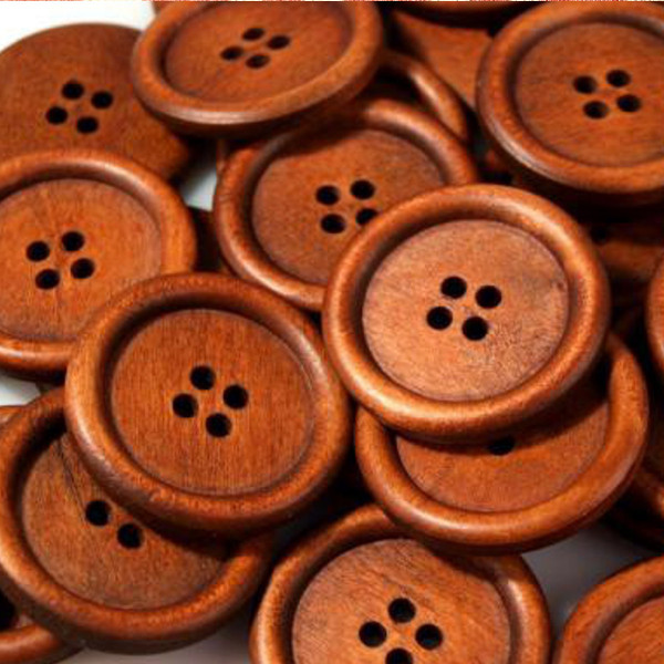 Advent: Holzknopf "Rote Eiche" 30mm