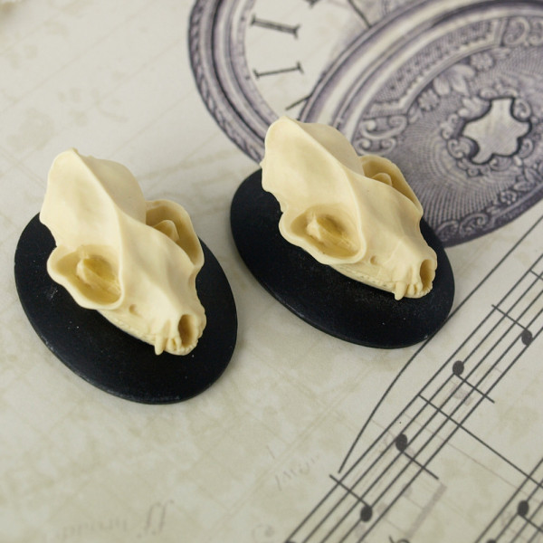 Kamee (L) Bat Skull Fledermaus Schädel