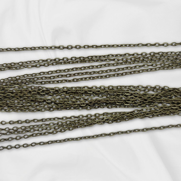 10m Kette Altmessing 2x3mm-Copy