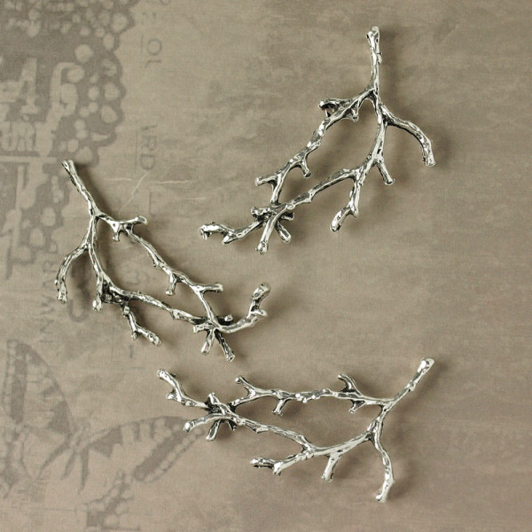 ast zweig schmuck verbinder anhänger basteln gothic diy