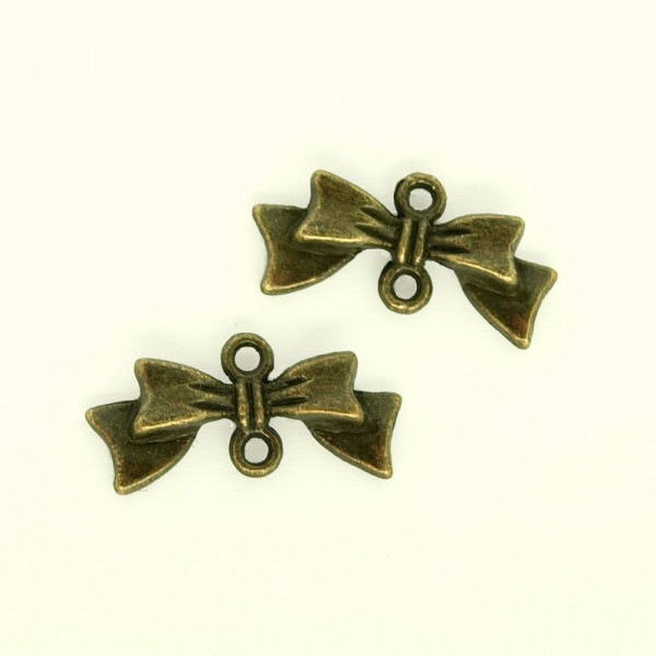 schleifen schleifchen altmessing schmuck verbinder material kaufen günstig pack rabatt