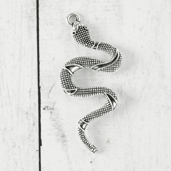 schlange anhänger schmuck basteln gothic slytherin diy