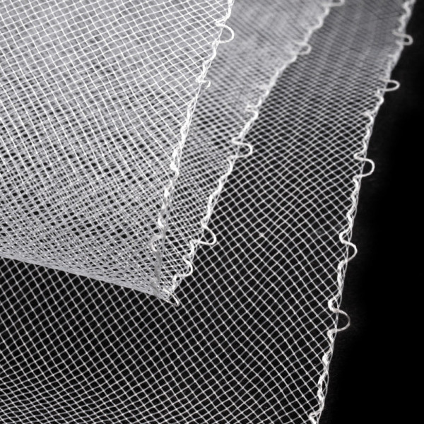 Krinoline, band, modisten, material, zubehör, formband, netz band, netz stoff, steif, headpiece, faszinarot, fascinator