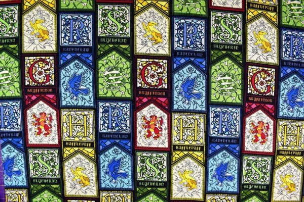 Baumwollstoff Harry Potter Stained Glass