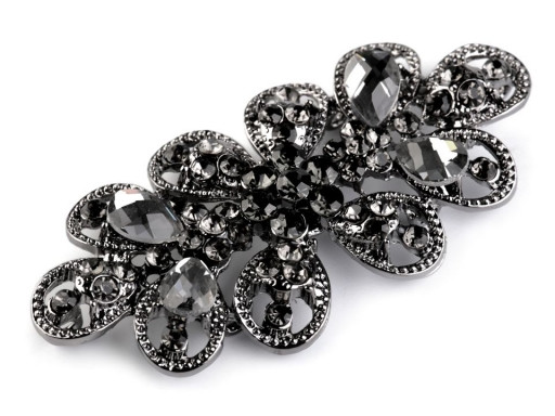 Strass Verschluss 34x70 mm