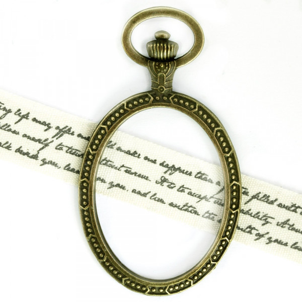 Taschenuhr Anhänger Oval Schmuck