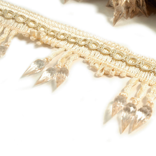 Borte mit Perlen Tropfen Posament