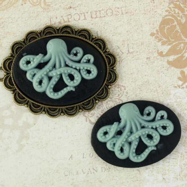Kamee Octopus (L) Blau